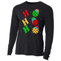 Ho Ho Ho Pickleball Christmas Cooling Performance Long Sleeve Crew