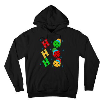 Ho Ho Ho Pickleball Christmas Tall Hoodie