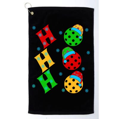 Ho Ho Ho Pickleball Christmas Golf Towel