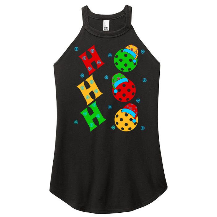 Ho Ho Ho Pickleball Christmas Women's Perfect Tri Rocker Tank