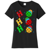 Ho Ho Ho Pickleball Christmas Women's T-Shirt