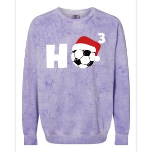 'Ho Ho Ho' Soccer Christmas Colorblast Crewneck Sweatshirt