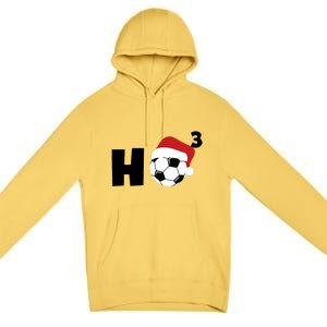 'Ho Ho Ho' Soccer Christmas Premium Pullover Hoodie