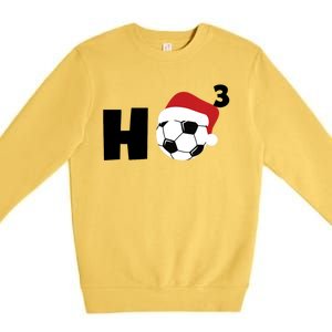 'Ho Ho Ho' Soccer Christmas Premium Crewneck Sweatshirt