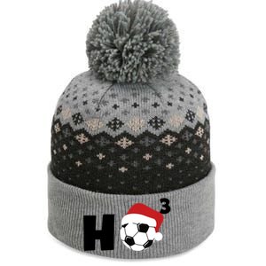 'Ho Ho Ho' Soccer Christmas The Baniff Cuffed Pom Beanie