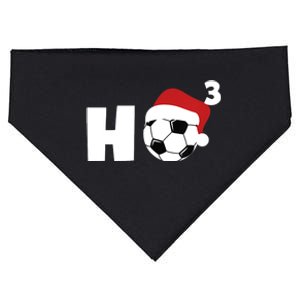 'Ho Ho Ho' Soccer Christmas USA-Made Doggie Bandana