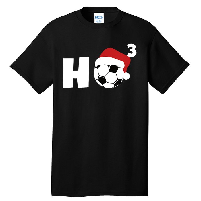 'Ho Ho Ho' Soccer Christmas Tall T-Shirt