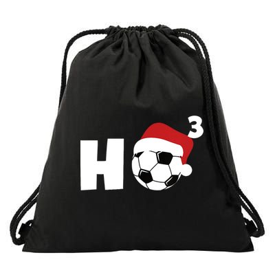 'Ho Ho Ho' Soccer Christmas Drawstring Bag