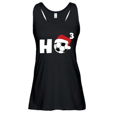 'Ho Ho Ho' Soccer Christmas Ladies Essential Flowy Tank