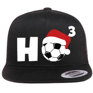 'Ho Ho Ho' Soccer Christmas Flat Bill Trucker Hat