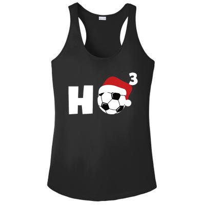 'Ho Ho Ho' Soccer Christmas Ladies PosiCharge Competitor Racerback Tank