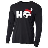 'Ho Ho Ho' Soccer Christmas Cooling Performance Long Sleeve Crew