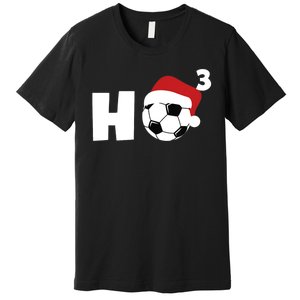 'Ho Ho Ho' Soccer Christmas Premium T-Shirt