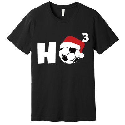 'Ho Ho Ho' Soccer Christmas Premium T-Shirt