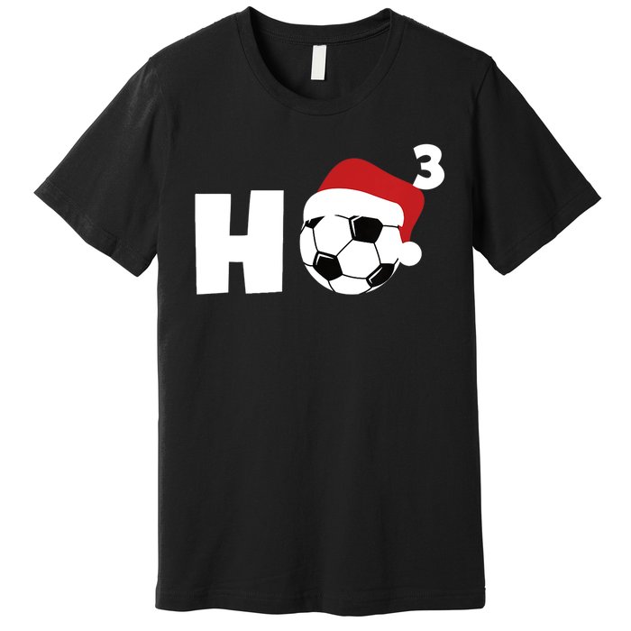 'Ho Ho Ho' Soccer Christmas Premium T-Shirt