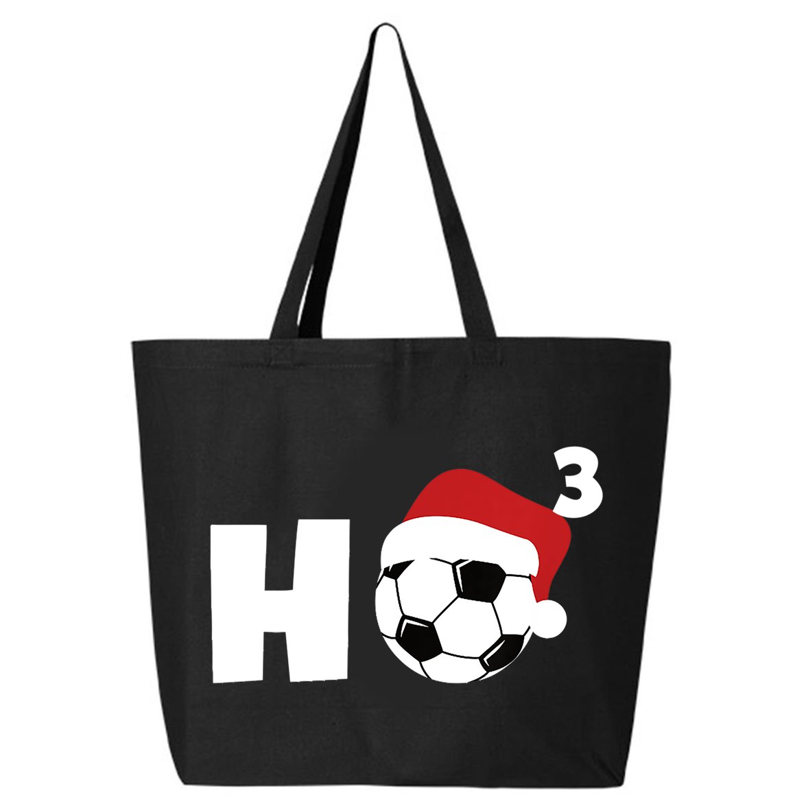 'Ho Ho Ho' Soccer Christmas 25L Jumbo Tote