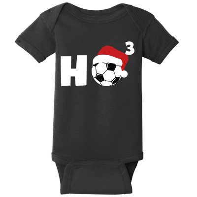 'Ho Ho Ho' Soccer Christmas Baby Bodysuit