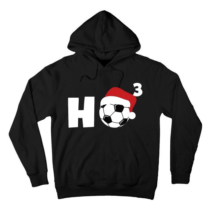 'Ho Ho Ho' Soccer Christmas Tall Hoodie