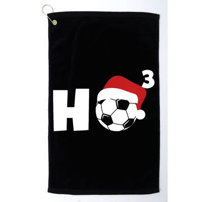 'Ho Ho Ho' Soccer Christmas Golf Towel
