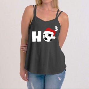 'Ho Ho Ho' Soccer Christmas Women's Strappy Tank