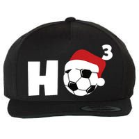 'Ho Ho Ho' Soccer Christmas Wool Snapback Cap