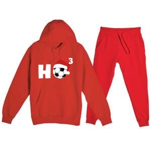 'Ho Ho Ho' Soccer Christmas Premium Hooded Sweatsuit Set