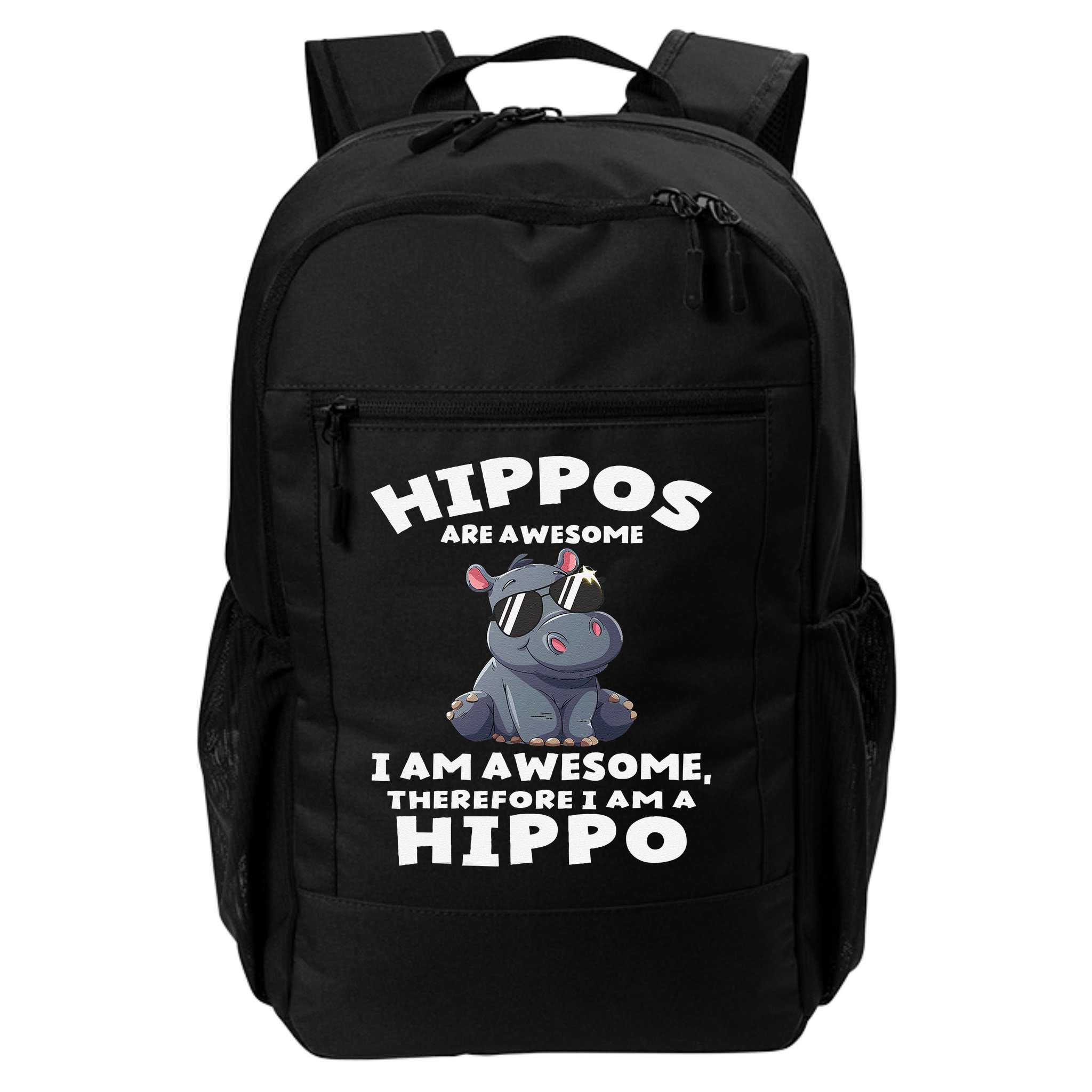 Hippo Hippopotamus Hippos Are Awesome Gifts Cute Backpack
