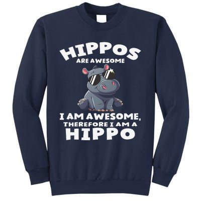 Hippo Hippopotamus Hippos Are Awesome Gifts Cute Sweatshirt