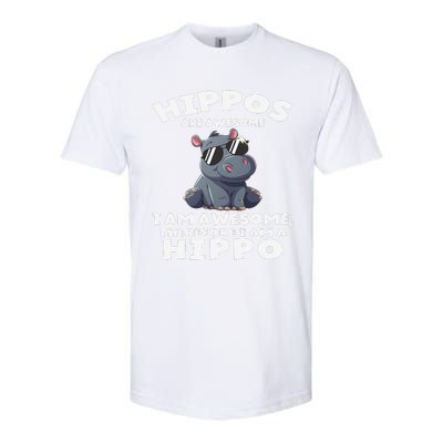 Hippo Hippopotamus Hippos Are Awesome Gifts Cute Softstyle CVC T-Shirt