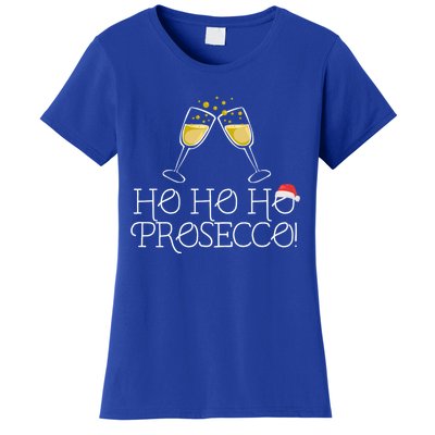 Ho Ho Ho Prosecco Funny Christmas Wine Spirit Holiday Meme Cute Gift Women's T-Shirt