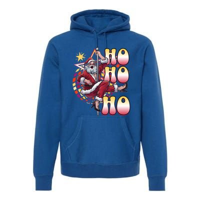 Ho Ho Ho Drag Queen Santa Claus Funny Lgbt Christmas Great Gift Premium Hoodie