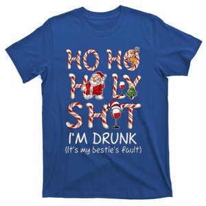 Ho Ho Holy Shit IM Drunk Wine Santa Christmas Gift T-Shirt