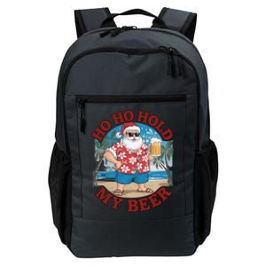 Ho Ho Hold My Beer Beach Santa Funny Christmas Great Gift Daily Commute Backpack