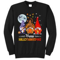 Happy HalloThanksMas Halloween Thanksgiving Christmas Gnomes Sweatshirt