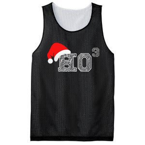 Ho Ho Ho X 3 Third Power Funny Christmas Holiday Humor Mesh Reversible Basketball Jersey Tank