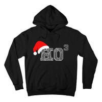 Ho Ho Ho X 3 Third Power Funny Christmas Holiday Humor Tall Hoodie