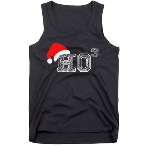 Ho Ho Ho X 3 Third Power Funny Christmas Holiday Humor Tank Top