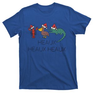 Heaux Heaux Heaux Funny Louisiana Cajun Christmas Holiday T-Shirt