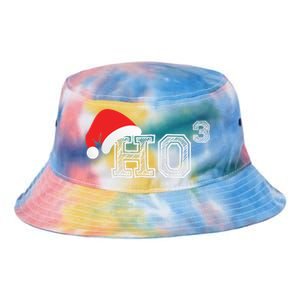 Ho Ho Ho X 3 Third Power Funny Christmas Holiday Humor Gift Tie Dye Newport Bucket Hat