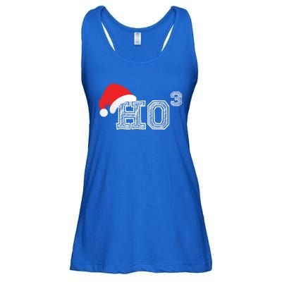 Ho Ho Ho X 3 Third Power Funny Christmas Holiday Humor Gift Ladies Essential Flowy Tank