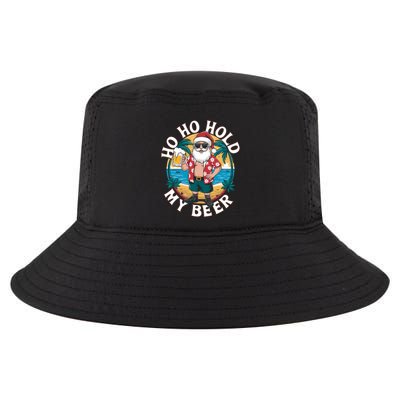 Ho Ho Hold My Beer Ing Santa Christmas In July Xmas Gift Cool Comfort Performance Bucket Hat
