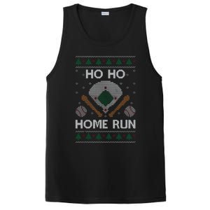 Ho Ho Homerun Baseball Ugly Christmas Party Hitter Gift PosiCharge Competitor Tank