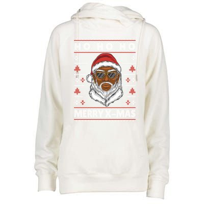 Ho Ho Ho The Cool Santa Claus Is Coming To The Party Meaningful Gift Womens Funnel Neck Pullover Hood