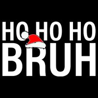 Ho Ho Ho Bruh Santa Hat Funny Christmas Impact Tech Backpack