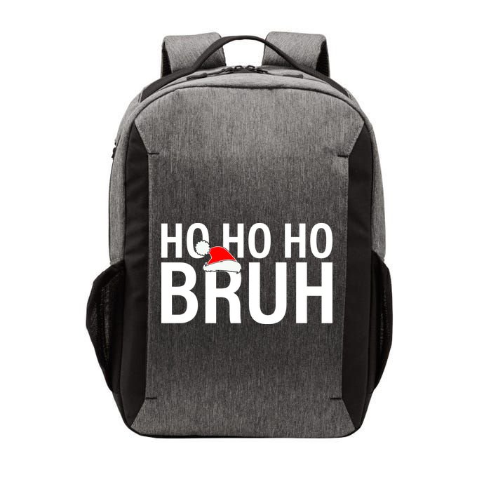 Ho Ho Ho Bruh Santa Hat Funny Christmas Vector Backpack