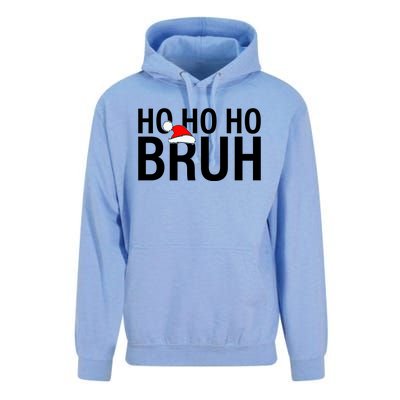 Ho Ho Ho Bruh Santa Hat Funny Christmas Unisex Surf Hoodie