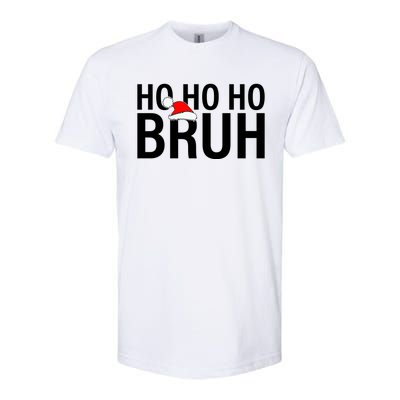 Ho Ho Ho Bruh Santa Hat Funny Christmas Softstyle® CVC T-Shirt