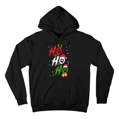 Ho Ho Ho Paw Christmas Funny Dog Lover Gifts For Xmas Hoodie