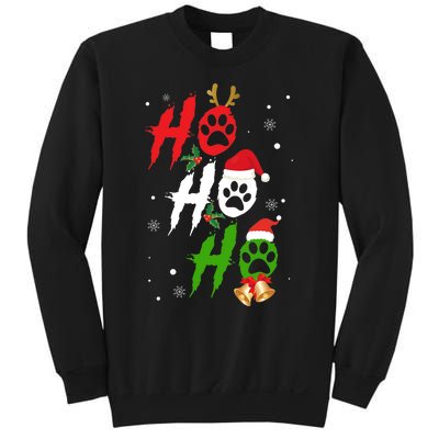 Ho Ho Ho Paw Christmas Funny Dog Lover Gifts For Xmas Sweatshirt