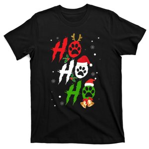 Ho Ho Ho Paw Christmas Funny Dog Lover Gifts For Xmas T-Shirt